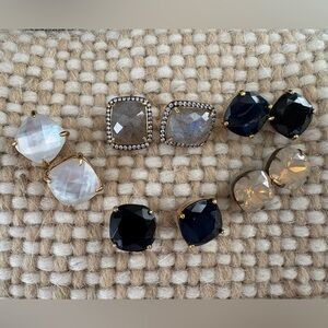 Lot of 5 Pairs Chunky Stud Earrings